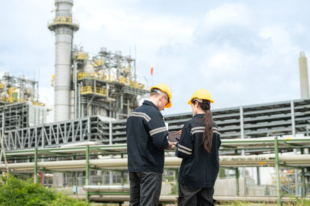 Engineers Collaborating in Power System Studies